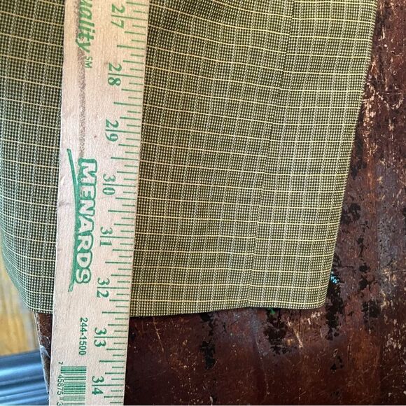 Isaia Napoli Nuova Base S Super 120's Green Plaid Check Wool Italy 54 - Picture 9 of 11